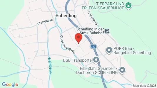 Apartments for rent i Niederwölz - kort over placeringen