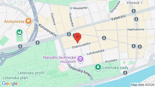 Apartments for rent i Prague 5 - kort over placeringen