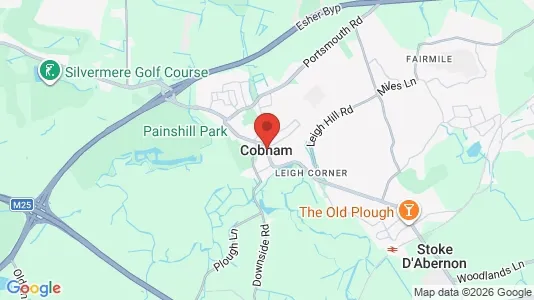 Houses for rent i Cobham - Surrey - kort over placeringen