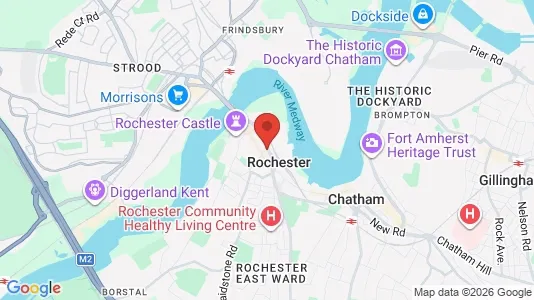 Houses for rent i Rochester - Kent - kort over placeringen