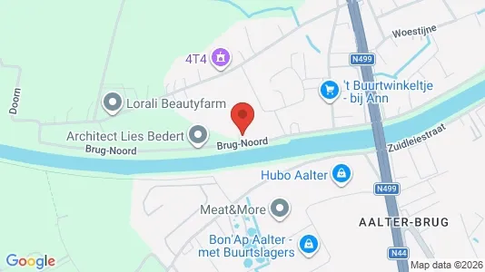 Apartments for rent i Aalter - kort over placeringen