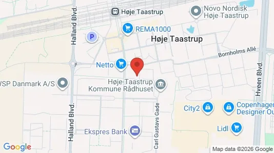 Apartments for rent i Taastrup - kort over placeringen
