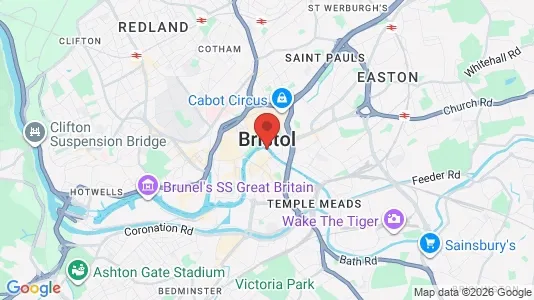 Rooms for rent i Bristol - Avon - kort over placeringen
