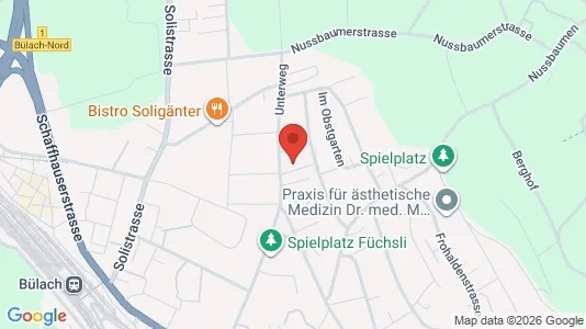 Apartments for rent i Bülach - kort over placeringen