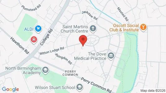 Apartments for rent i Birmingham - West Midlands - kort over placeringen