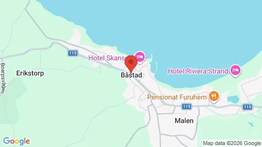 Houses for rent i Båstad - kort over placeringen