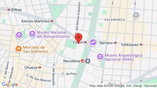 Apartments for rent i Madrid Centro - kort over placeringen
