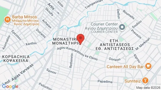 Apartments for rent i Agios Dimitrios - kort over placeringen