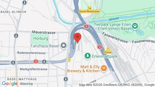 Apartments for rent i Basel-Stadt - kort over placeringen