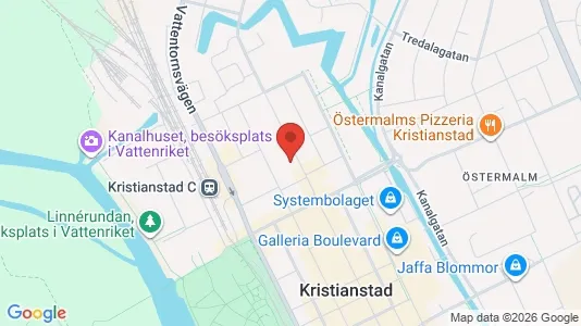 Apartments for rent i Kristianstad - kort over placeringen
