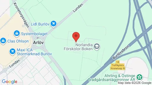 Apartments for rent i Burlöv - kort over placeringen