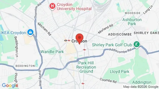 Apartments for rent i Croydon - Surrey - kort over placeringen