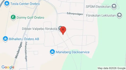 Apartments for rent i Örebro - kort over placeringen
