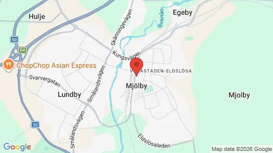 Apartments for rent i Mjölby - kort over placeringen