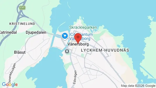 Apartments for rent i Vänersborg - kort over placeringen