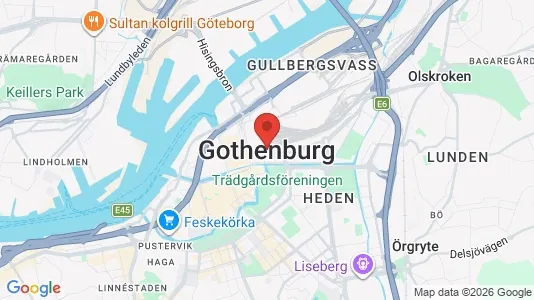 Apartments for rent i Gothenburg East - kort over placeringen