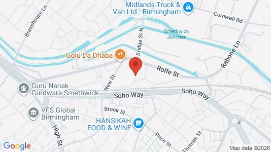 Apartments for rent i Smethwick - West Midlands - kort over placeringen
