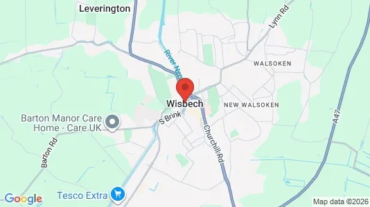 Apartments for rent i Wisbech - Cambridgeshire - kort over placeringen