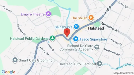 Apartments for rent i Halstead - Essex - kort over placeringen