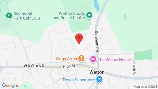 Apartments for rent i Thetford - Norfolk - kort over placeringen