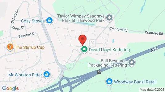 Apartments for rent i Kettering - Northamptonshire - kort over placeringen
