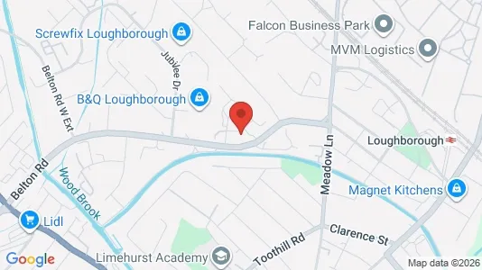 Apartments for rent i Loughborough - Leicestershire - kort over placeringen