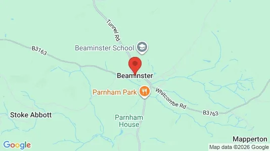 Houses for rent i Beaminster - Dorset - kort over placeringen