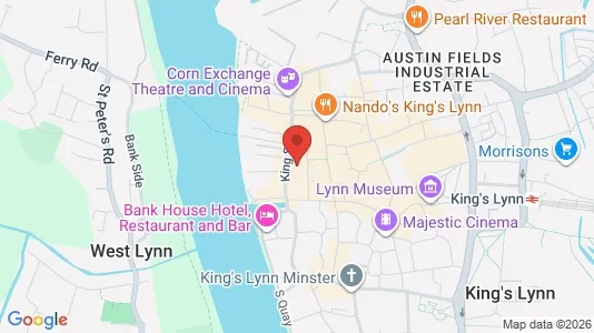 Apartments for rent i King's Lynn - Norfolk - kort over placeringen