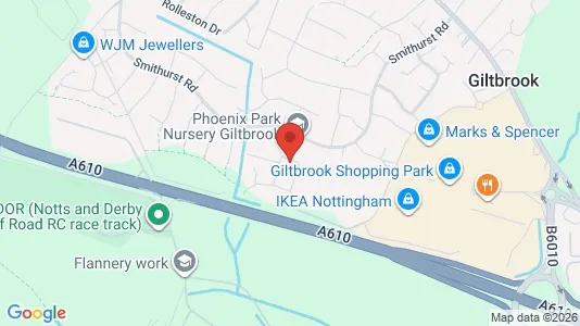 Apartments for rent i Nottingham - Nottinghamshire - kort over placeringen