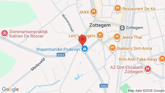 Apartments for rent i Zottegem - kort over placeringen