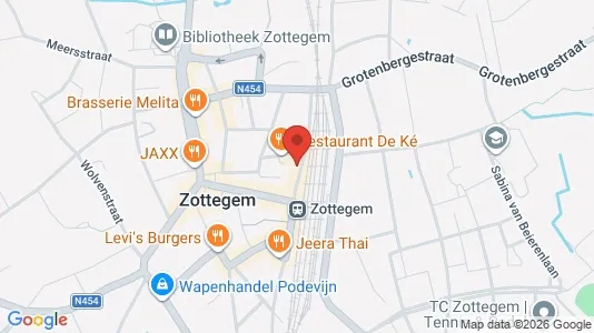 Apartments for rent i Zottegem - kort over placeringen