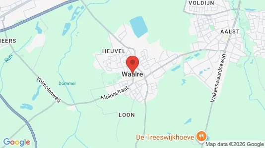 Apartments for rent i Waalre - kort over placeringen