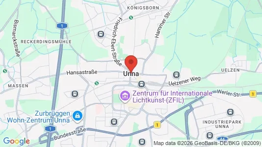 Houses for rent i Unna - kort over placeringen