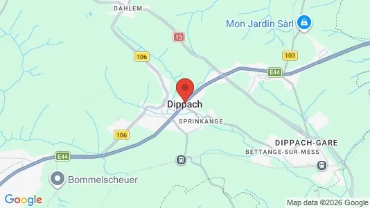 Apartments for rent i Dippach - kort over placeringen