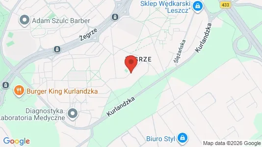 Apartments for rent i Poznań - kort over placeringen
