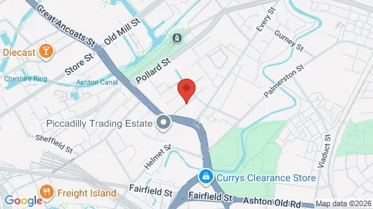 Apartments for rent i Manchester - Lancashire - kort over placeringen