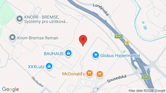 Apartments for rent i Liberec - kort over placeringen