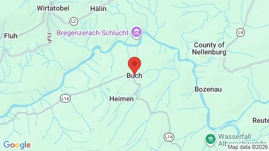 Apartments for rent i Buch - kort over placeringen