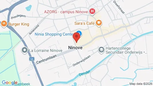 Apartments for rent i Ninove - kort over placeringen