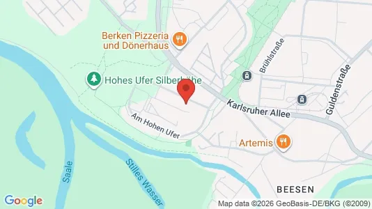 Apartments for rent i Halle (Saale) - kort over placeringen