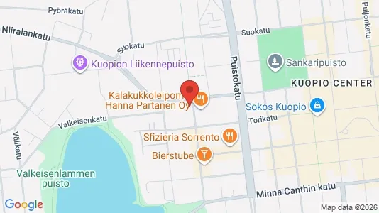 Apartments for rent i Kuopio - kort over placeringen