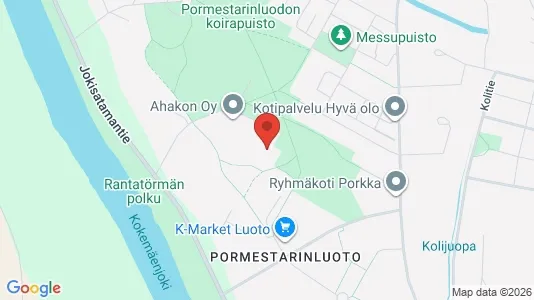 Apartments for rent i Pori - kort over placeringen