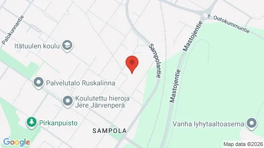 Apartments for rent i Pori - kort over placeringen