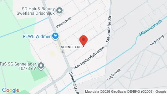 Apartments for rent i Paderborn - kort over placeringen