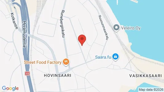 Apartments for rent i Kotka - kort over placeringen