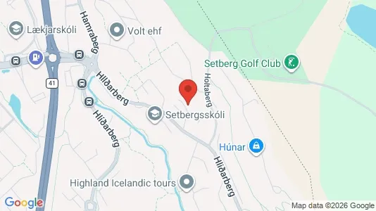 Apartments for rent i Hafnarfjörður - kort over placeringen