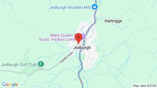 Apartments for rent i Jedburgh - Roxburghshire - kort over placeringen