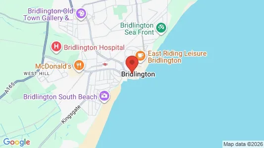 Apartments for rent i Bridlington - North Humberside - kort over placeringen