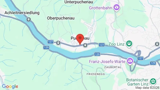 Apartments for rent i Puchenau - kort over placeringen
