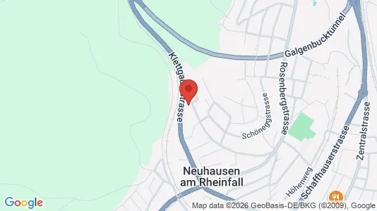 Apartments for rent i Schaffhausen - kort over placeringen